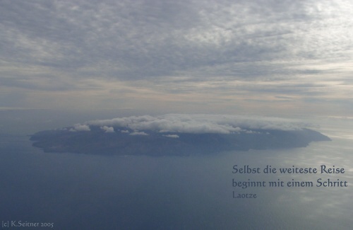 Anflug auf  La Gomera 2005