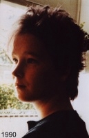 Portraitaufnahme 1990 - mein Lieblingsbild .... deswegen ist es hier